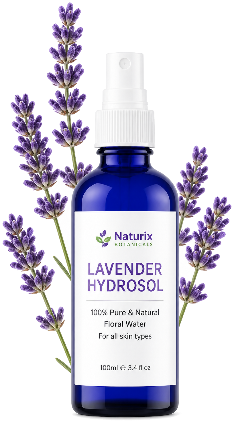 Lavender hydrosol bottle